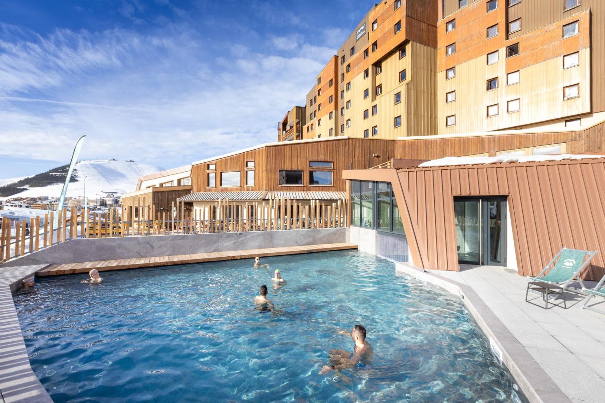 Hôtel Club mmv Les Bergers **** Alpe d'Huez Exterior foto